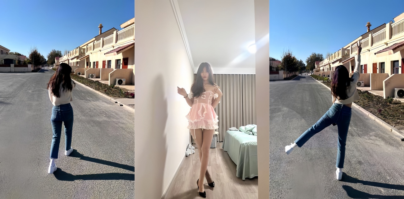 河北邯郸新婚小夫妻在婚床上疯狂做爱自拍，追求刺激酒店开着门狂草画面淫靡至极